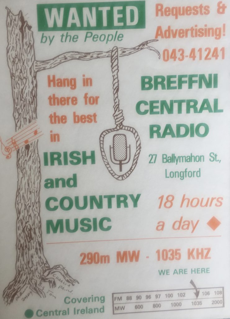 Bandscan: From 1017 to 1035 kHz including Breffni Central Radio