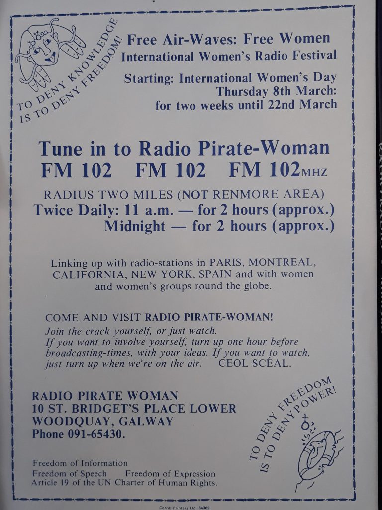 Interview: Maureen Maguire (Radio Pirate Woman, Radio Sinn Féin)