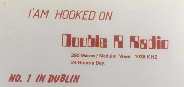 Double R Sticker Full recording: Double R Radio (Dublin) - Irish Pirate Radio Audio Archive