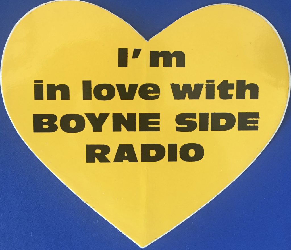 Boyneside Radio during 1983 raids