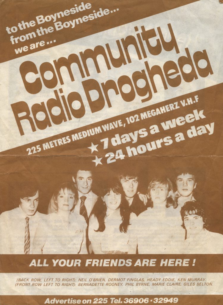 Northeast series: Boyneside Radio/Community Radio Drogheda (1981)