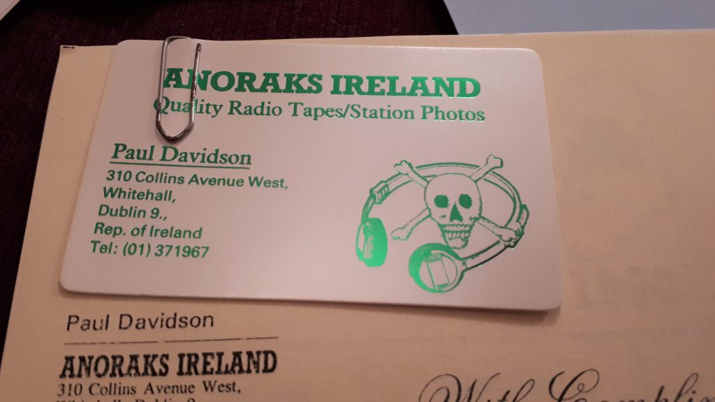 Interview with Paul Davidson of Anoraks Ireland on Centre Radio