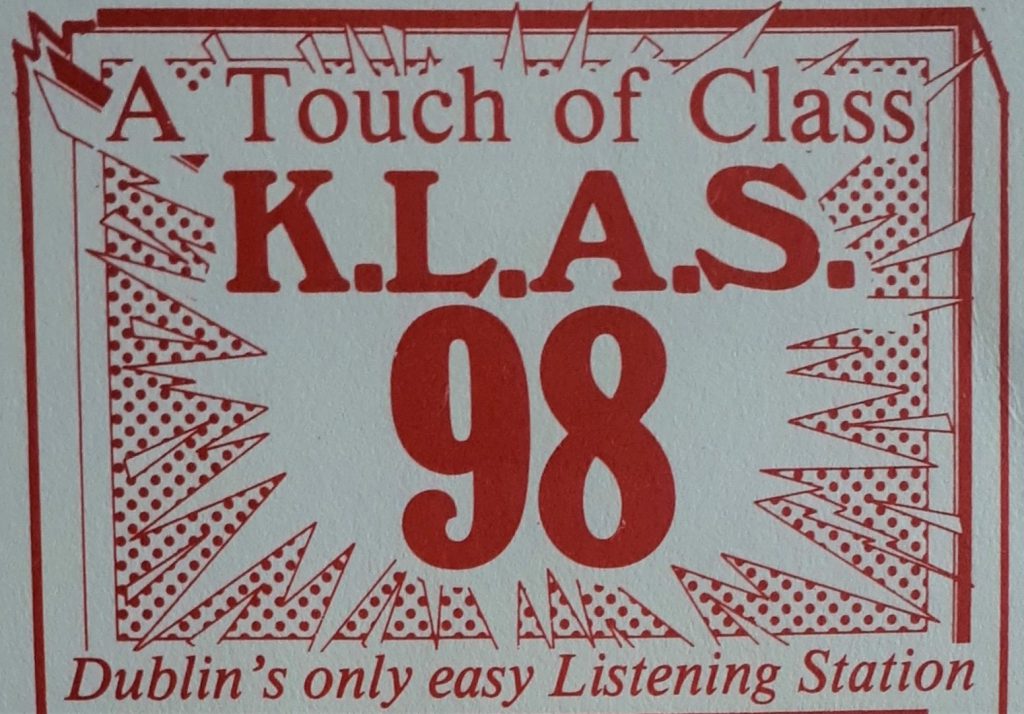 Dublin's easy listening station KLAS 98