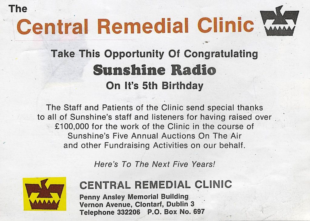 Sunshine Radio charity auction