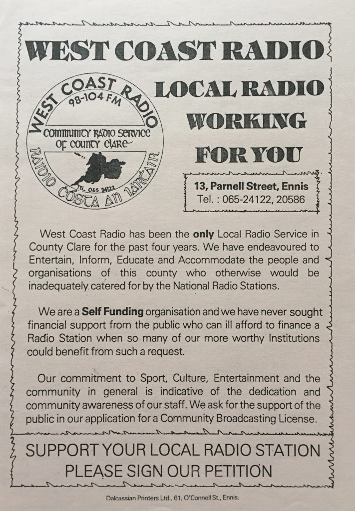 West Coast Radio from Co. Clare