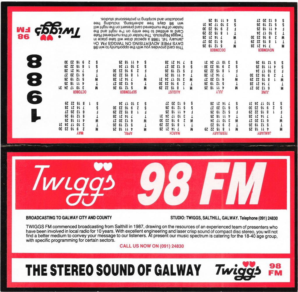 Twiggs FM from Galway