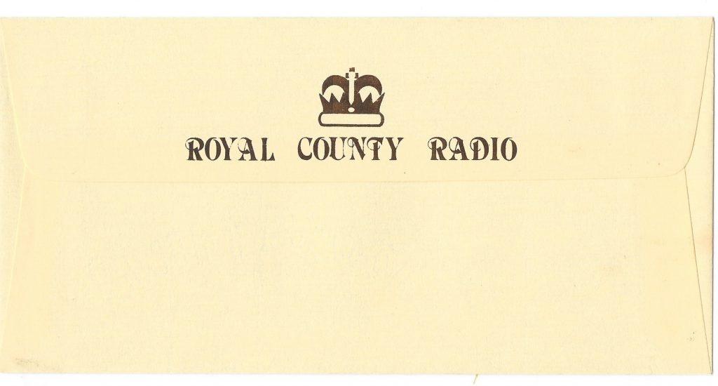 First test broadcasts on Royal County Radio