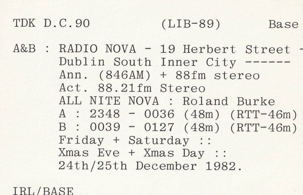 Christmas Eve into Christmas Day on Radio Nova