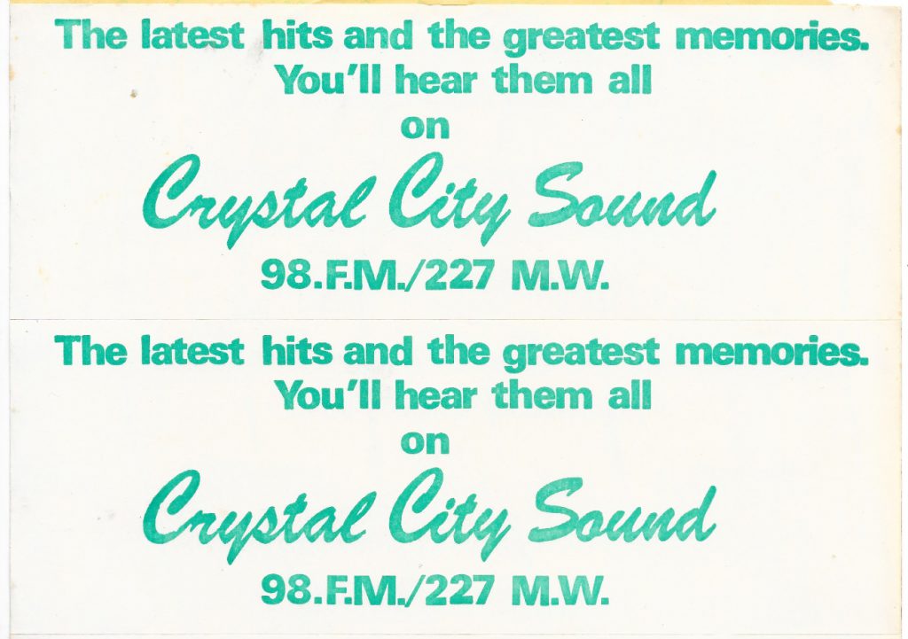Eddie Coady on Crystal City Sound