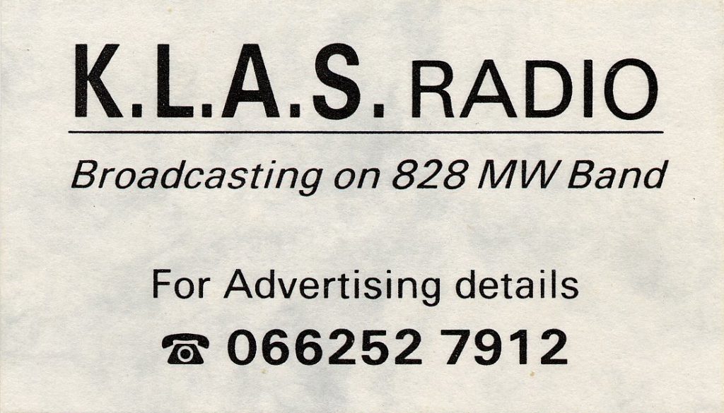 Mid-morning on KLAS Radio