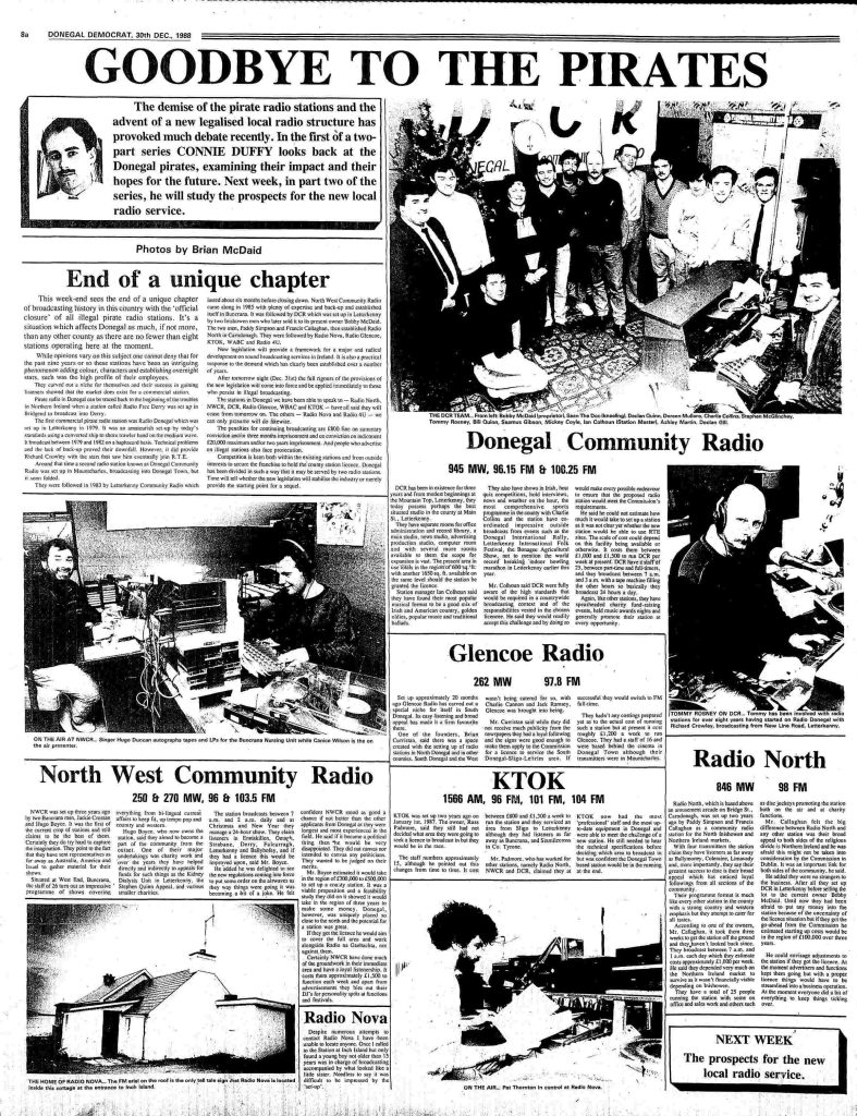 Border series: Radio North closes down at end of 1988