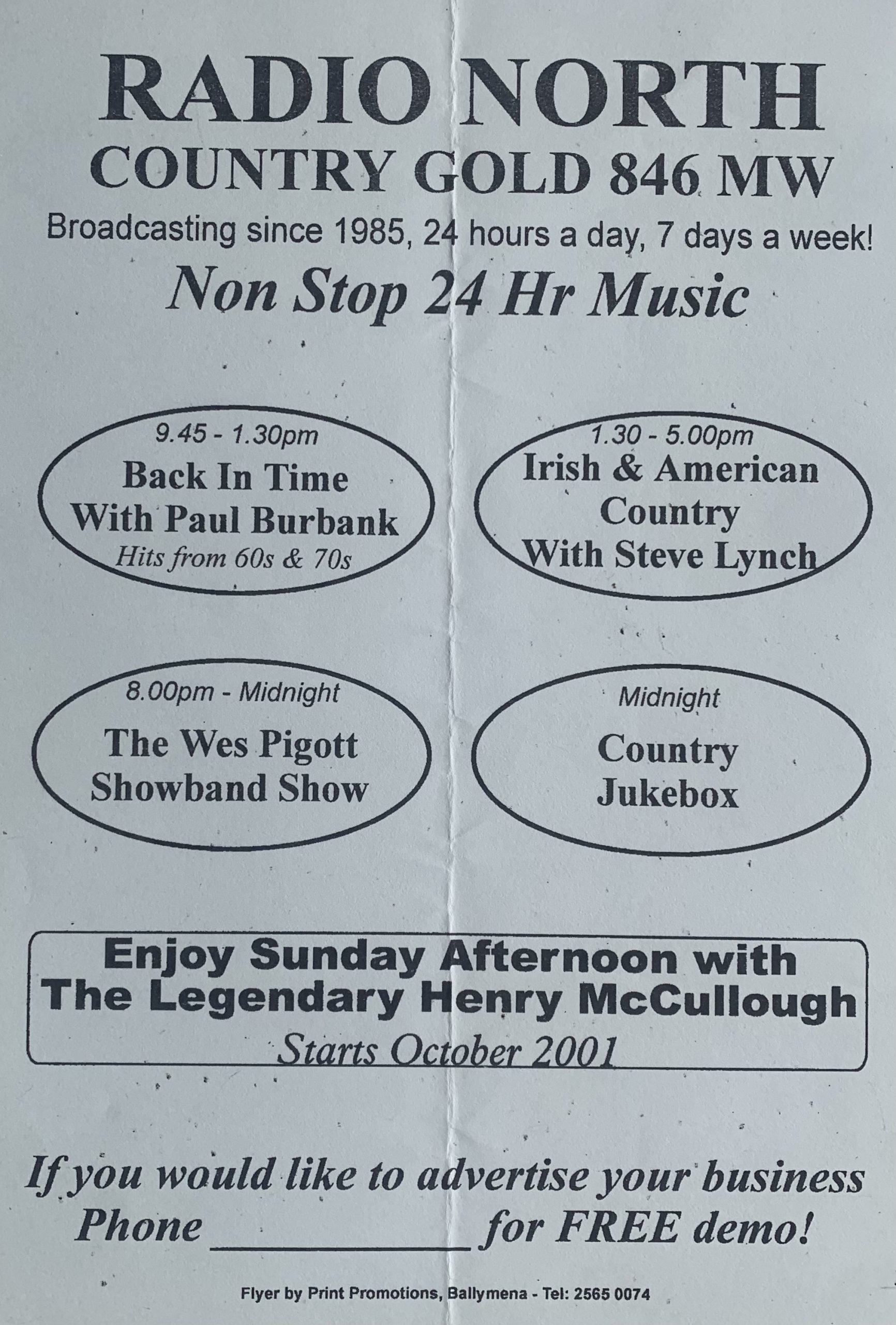 Border series: Oldies show on Radio North