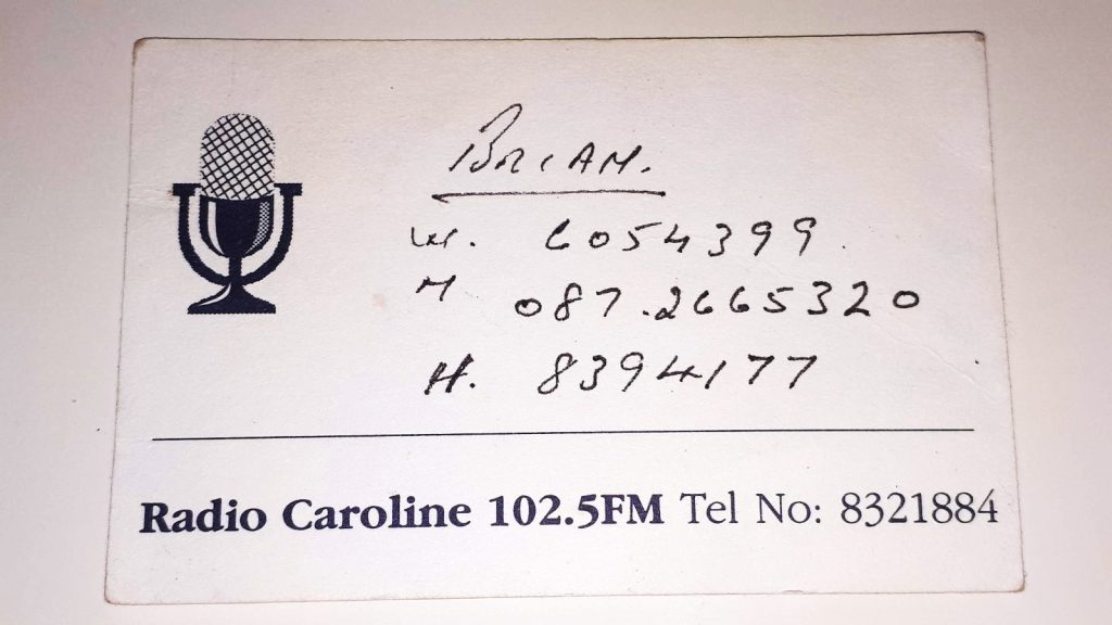 Eclectic musical style on Radio Caroline Dublin