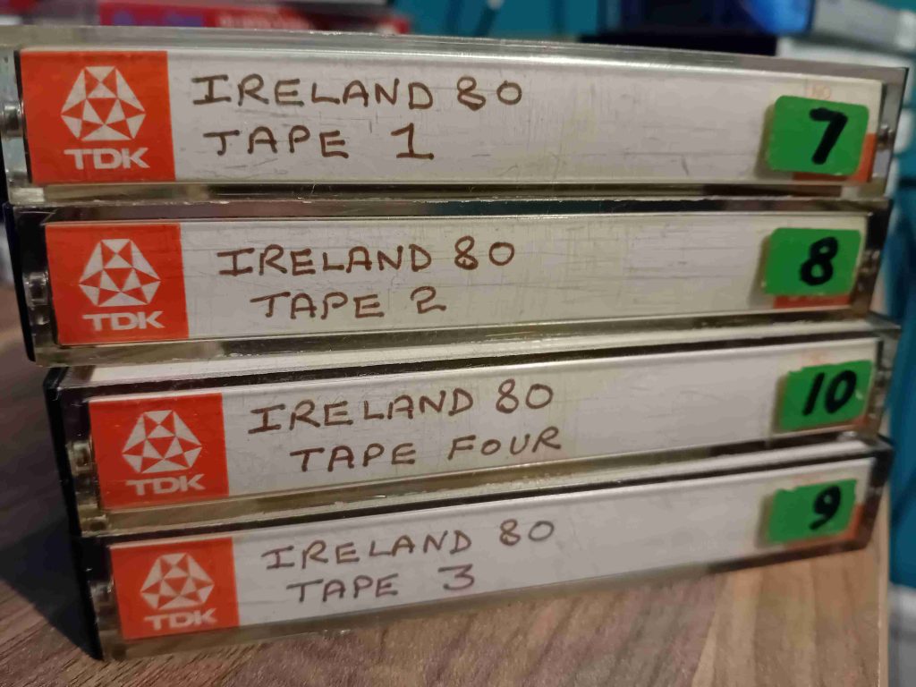 Dublin AM and FM bandscan from 1980