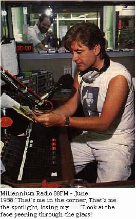 Millennium Radio - May 1988. Me in the background!