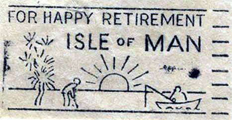 For A Happy Retirement - Isle Of Man - sticker
