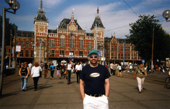 Kieran Murray in Amsterdam in 2001